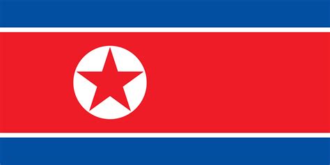 bandeira da coreia do norte
